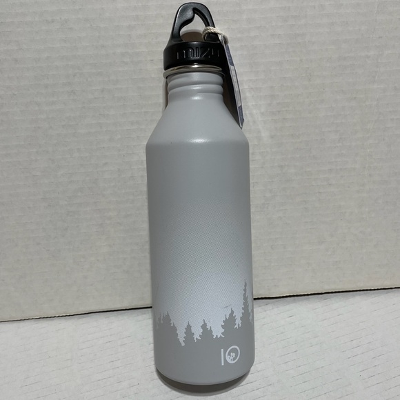 NWT Ten Tree Mizu V8 Juniper Waterbottle light grey  screw top lid - Picture 7 of 10